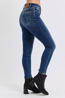 Judy Blue Full Size Run Mid-Rise Waist Skinny Jeans with Thermal Lining Size 0-24