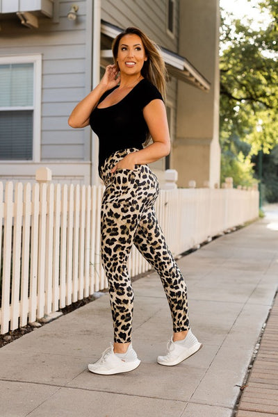 Leopard Leggings Sizes 4-28