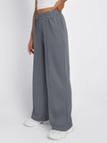 Elastic Waist Wide Leg Pants S-2XL