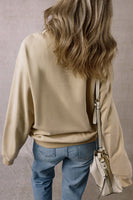 Round Neck Long Sleeve Sweatshirt S-XL