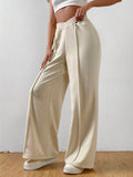 Elastic Waist Wide Leg Pants S-2XL