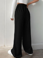 Elastic Waist Wide Leg Pants S-2XL