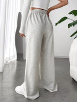 Elastic Waist Wide Leg Pants S-2XL