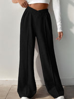 Elastic Waist Wide Leg Pants S-2XL