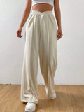 Elastic Waist Wide Leg Pants S-2XL