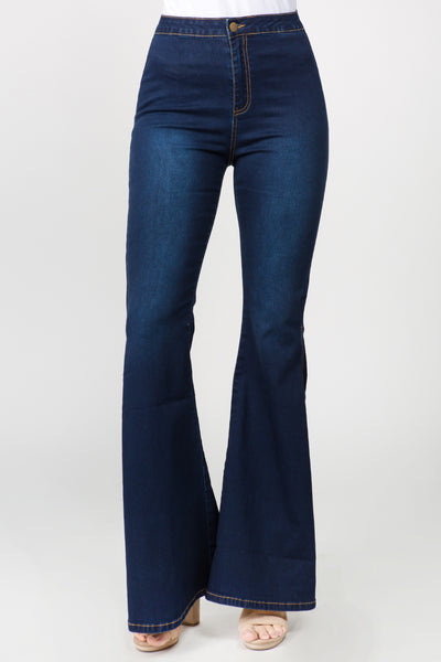 American Bazi Side Slit Flare Jeans S-L