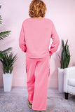 Full Size Round Neck Long Sleeve Top and Drawstring Pants Set S-3XL