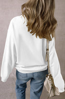 Round Neck Long Sleeve Sweatshirt S-XL