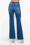 bytos Full Size High Rise Bootcut Jeans with Pockets Sizes 1-3XL