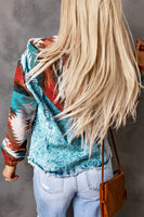 Drawstring Hooded Pocketed Denim Jacket XS-2XL