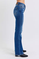 Judy Blue Full Size Run Mid-Rise Bootcut Jeans with Thermal Lining Size 0-24