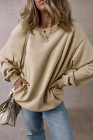 Round Neck Long Sleeve Sweatshirt S-XL