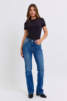 Judy Blue Full Size Run Mid-Rise Bootcut Jeans with Thermal Lining Size 0-24