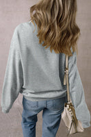 Round Neck Long Sleeve Sweatshirt S-XL