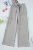 Drawstring Leisure Pants with Pockets Sizes S-2XL