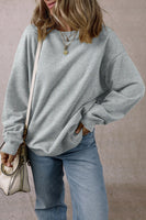 Round Neck Long Sleeve Sweatshirt S-XL